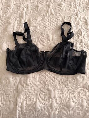 Victoria's Secret Black Sheer Underwire Bra